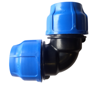 PE Koleno 90° 20mm, svěrná spojka na polyetylen